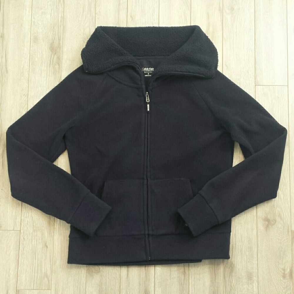 Calvin Klein Performance turtleneck fleece zip up